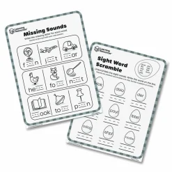 Learning Resources Skill Builders! Kindergarten Reading Activity Set, Grades K to 1, 121 Pieces
