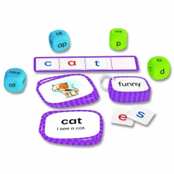 Learning Resources Skill Builders! Kindergarten Reading Activity Set, Grades K to 1, 121 Pieces
