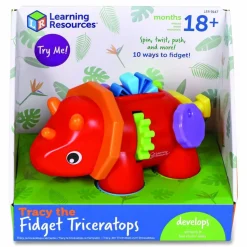 Learning Resources Tracy the Fidget Triceratops, Pre-K to K