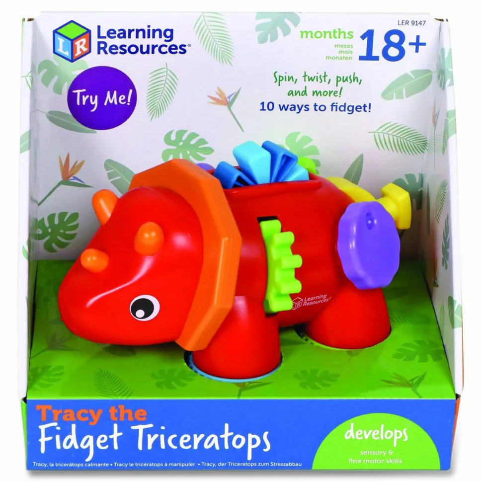 Learning Resources Tracy the Fidget Triceratops, Pre-K to K