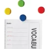 Learning Resources Super Strong Magnetic Clips Set - 1.5" Diameter - 50 Sheet Capacity - for Whiteboard, Folder - Assorted - 4 / Pack