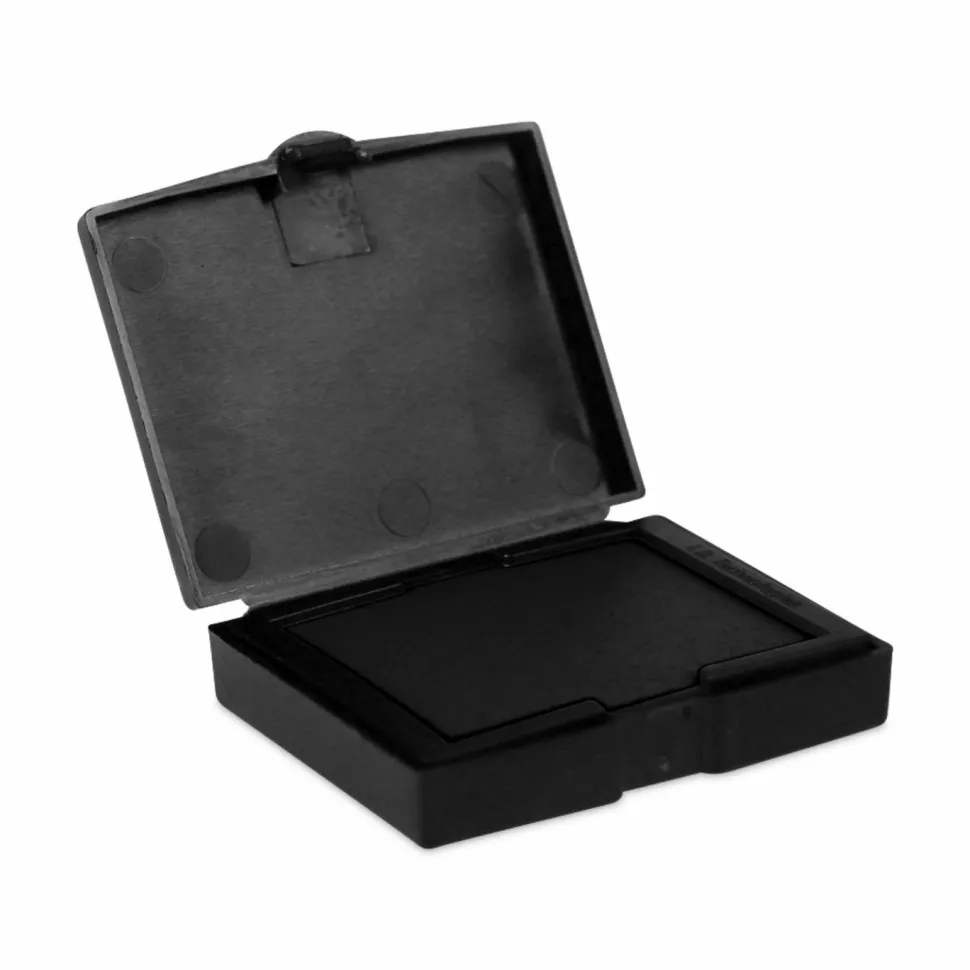 LEE Inkless FingerPrint Pad, 2"H x 2.3"W x 1.8"D, Black Ink, 1 Dozen