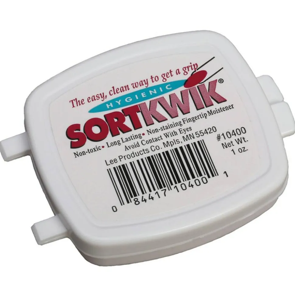 Lee Sortkwik Hygienic Fingertip Moistener, 50% Recycled, 1 Oz, Pink