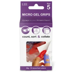 LEE Tippi Fingertip Grips, Assorted, #5, Pack Of 10