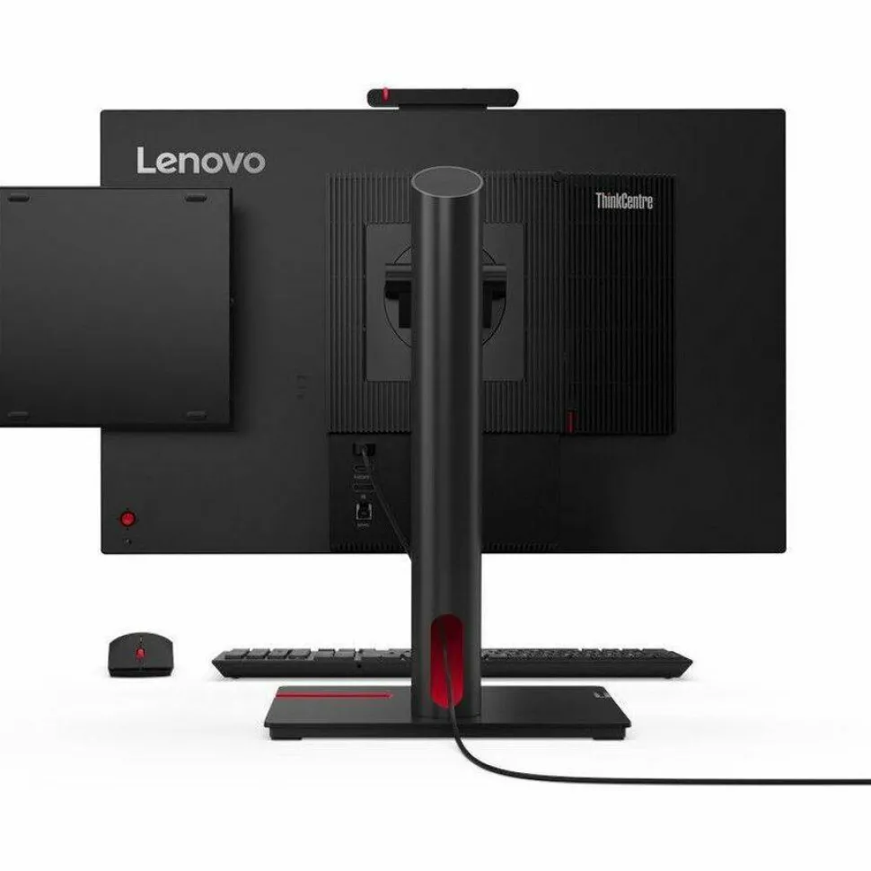 Lenovo ThinkCentre M70q Gen 5 12TD001MUS Desktop Computer - Intel Core i3 14th Gen i3-14100T - 16 GB - 256 GB SSD - Tiny - Black