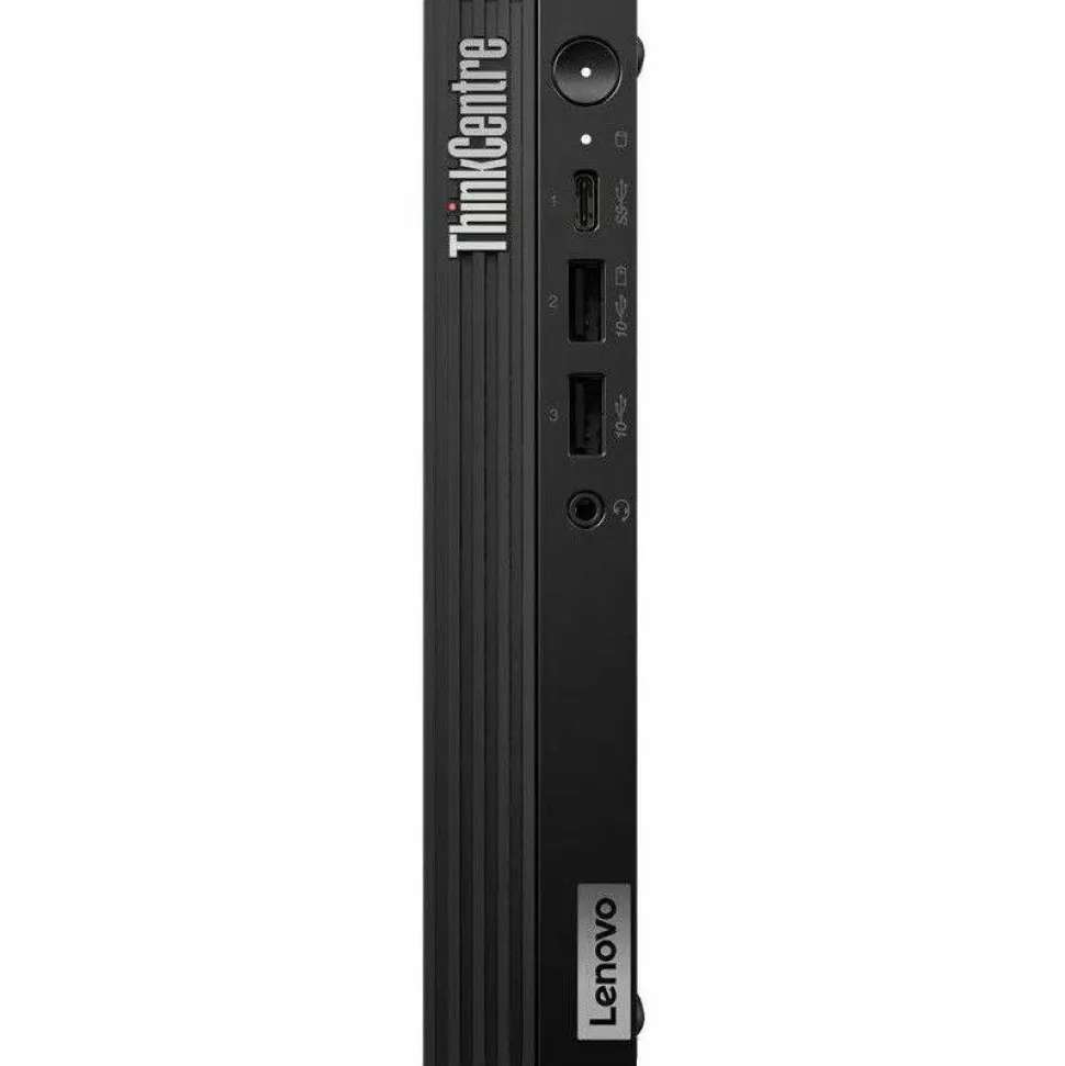 Lenovo ThinkCentre M70q Gen 5 12TD001MUS Desktop Computer - Intel Core i3 14th Gen i3-14100T - 16 GB - 256 GB SSD - Tiny - Black