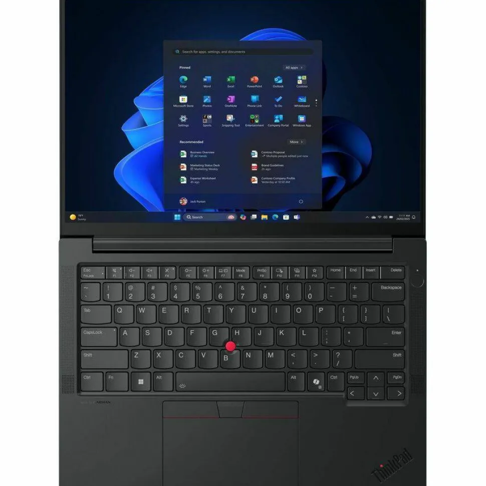 Lenovo ThinkPad E14 Gen 7 21SX003DUS 14" Notebook - WUXGA - 60 Hz - Intel Core Ultra 5 225U - 16 GB - 256 GB SSD - English Keyboard - Black