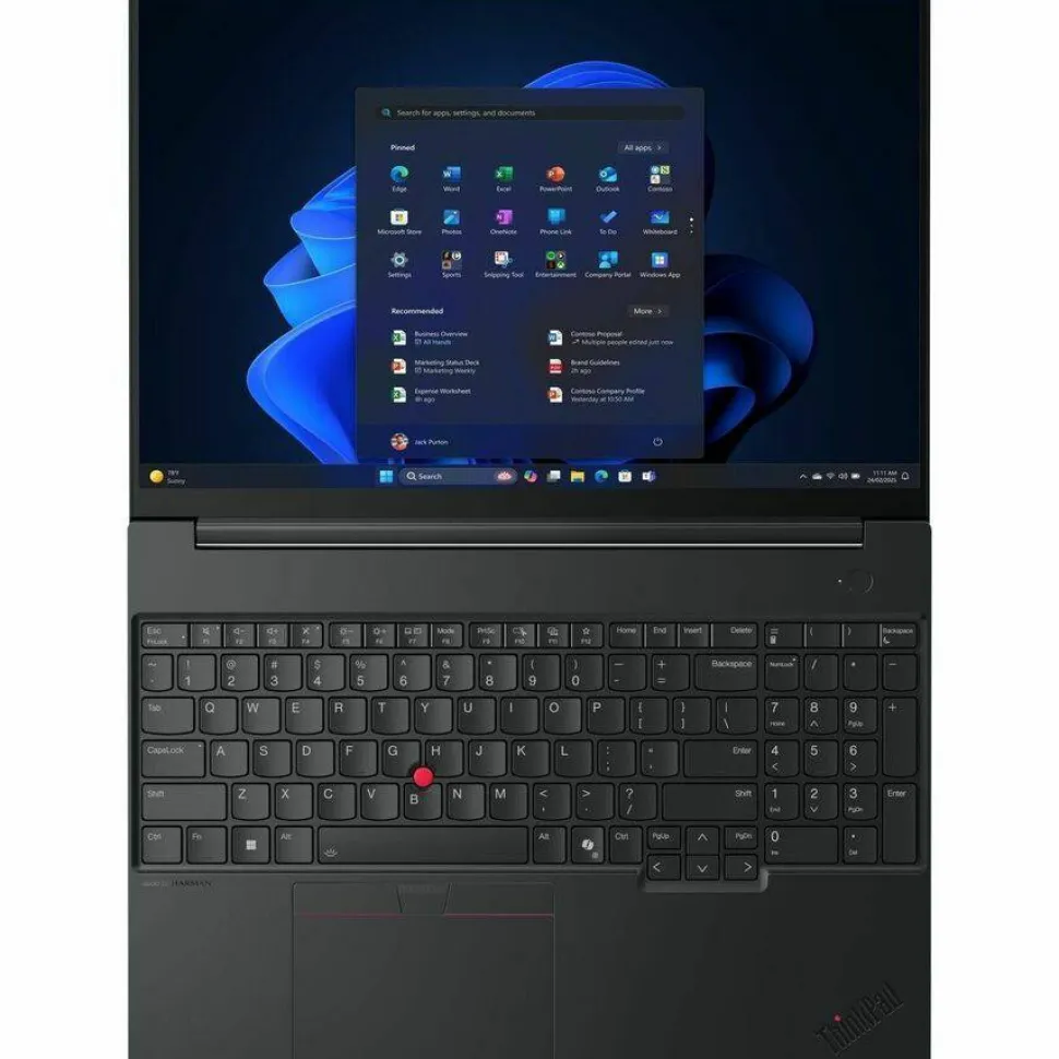 Lenovo ThinkPad E16 Gen 3 21TF001HUS 16" Notebook - WUXGA - 60 Hz - Intel Core 5 210H - 16 GB - 256 GB SSD - English Keyboard - Black