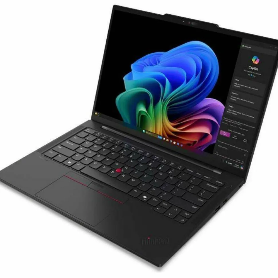 Lenovo ThinkPad T14s Gen 6 21N10000US 14" Copilot+ PC Notebook - WUXGA - 60 Hz - Qualcomm Snapdragon X Elite X1E-78-100 - 32 GB - 1 TB SSD - English Keyboard - Black