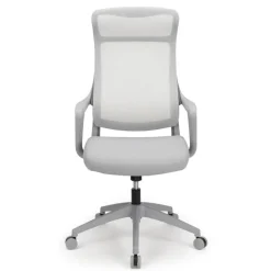 Lenzer Mesh High-Back Task Office Chair, Gray, BIFMA Compliant