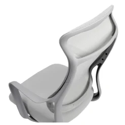 Lenzer Mesh High-Back Task Office Chair, Gray, BIFMA Compliant