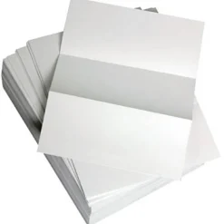 Lettermark Punched & Perforated Papers with Perforations every 3-2/3" - White