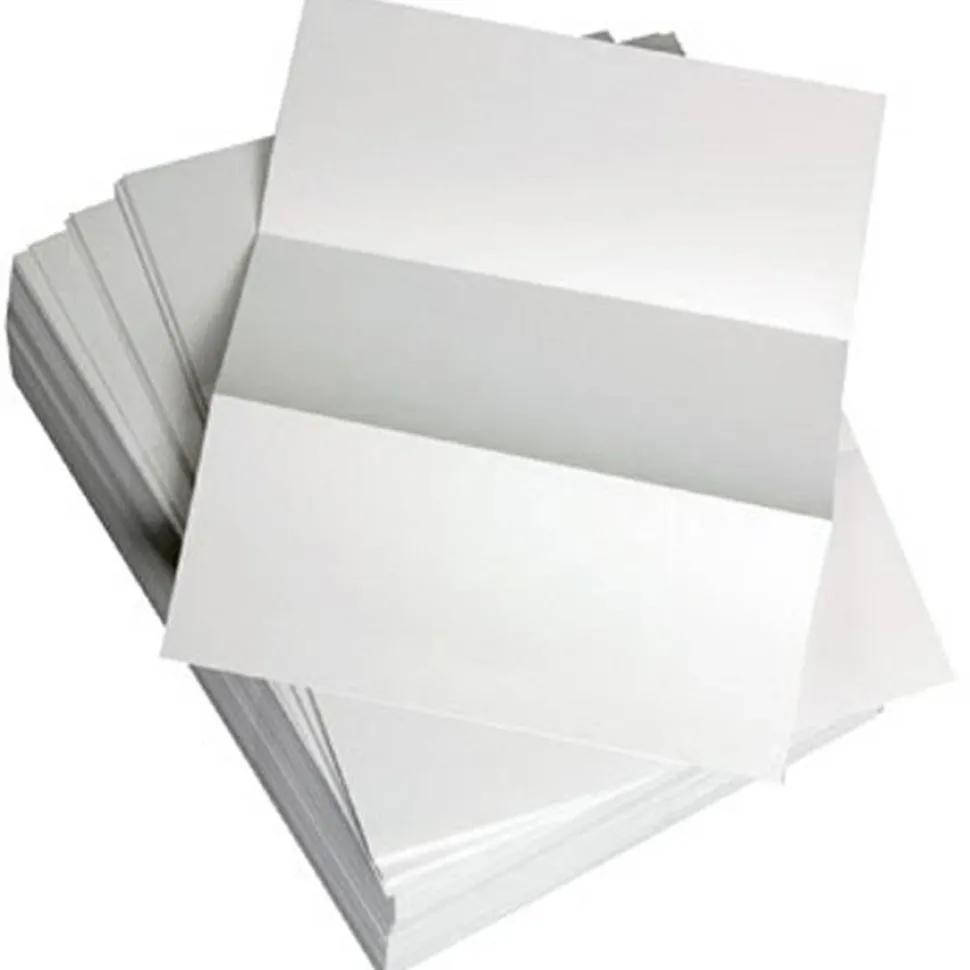 Lettermark Punched & Perforated Papers with Perforations every 3-2/3" - White