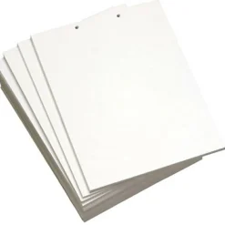 Lettermark Punched & Perforated Paper with 2HP on Top - White