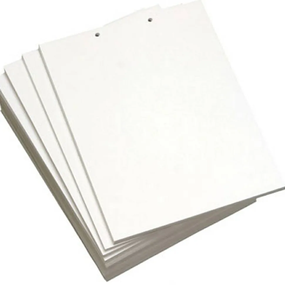 Lettermark Punched & Perforated Paper with 2HP on Top - White