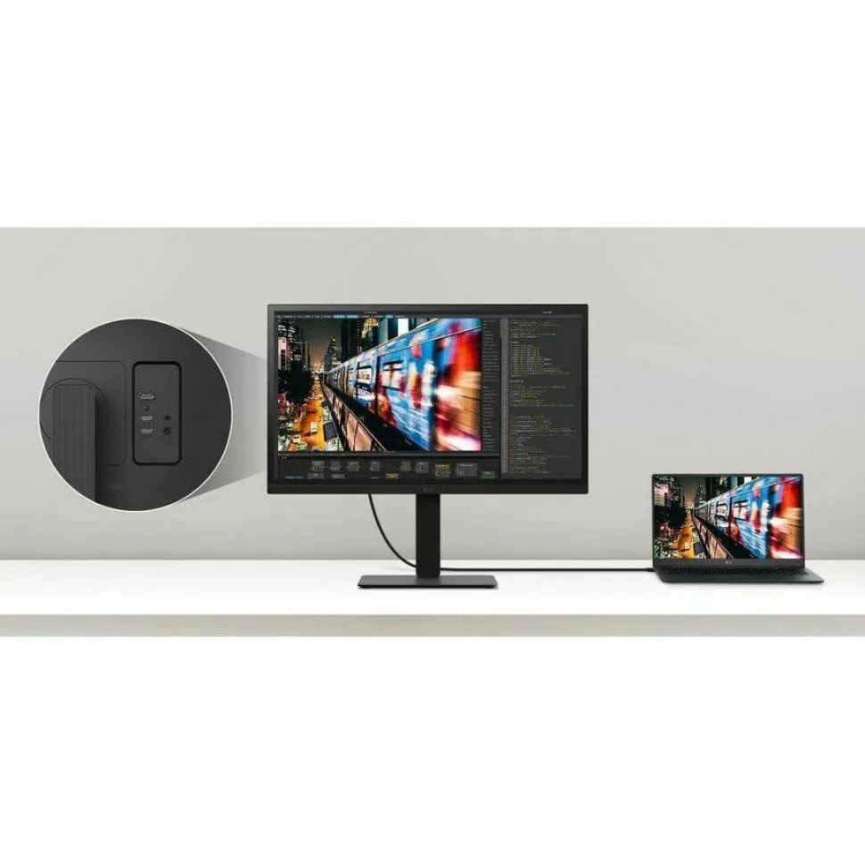 LG 27BA45U-B 27" Class LCD Monitor - Black - TAA Compliant