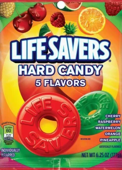 LifeSavers Hard Candy, Original Five Flavors, 6.25 oz Bag