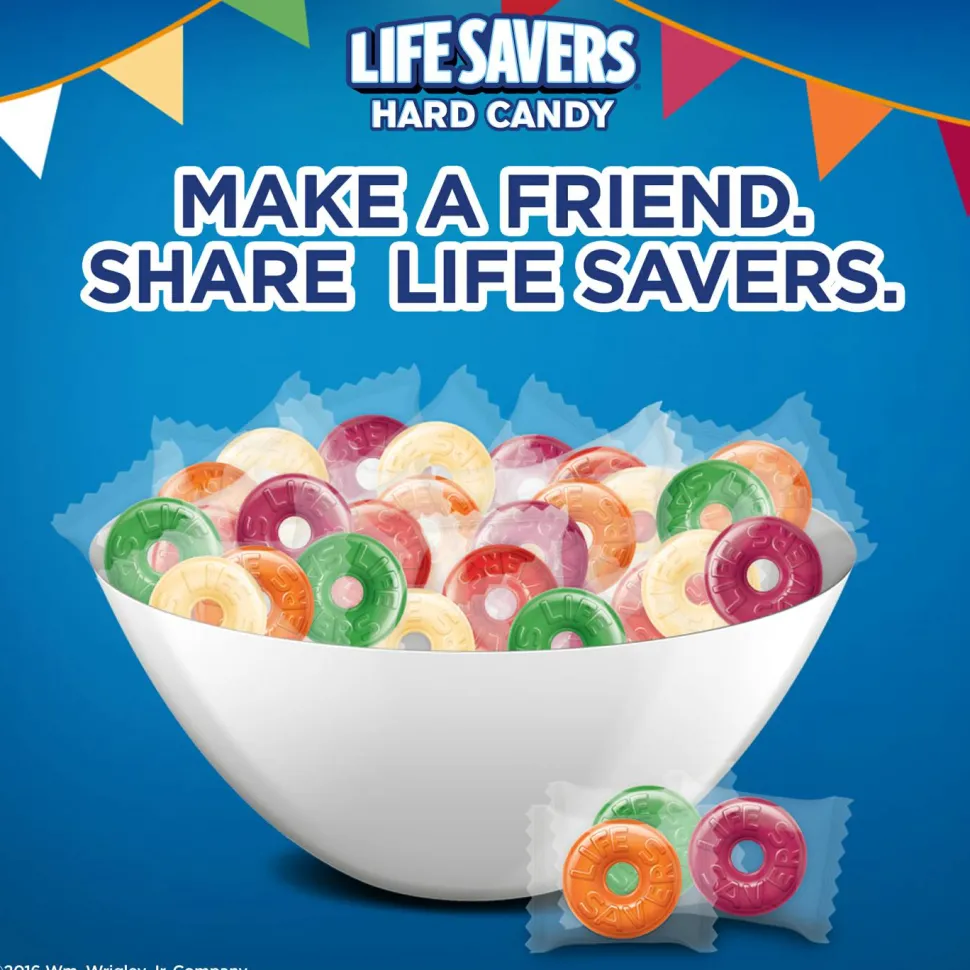LifeSavers Hard Candy, Original Five Flavors, 6.25 oz Bag