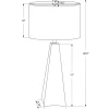 Lighting, 27"H, Table Lamp, Black Resin, Beige Shade, Modern