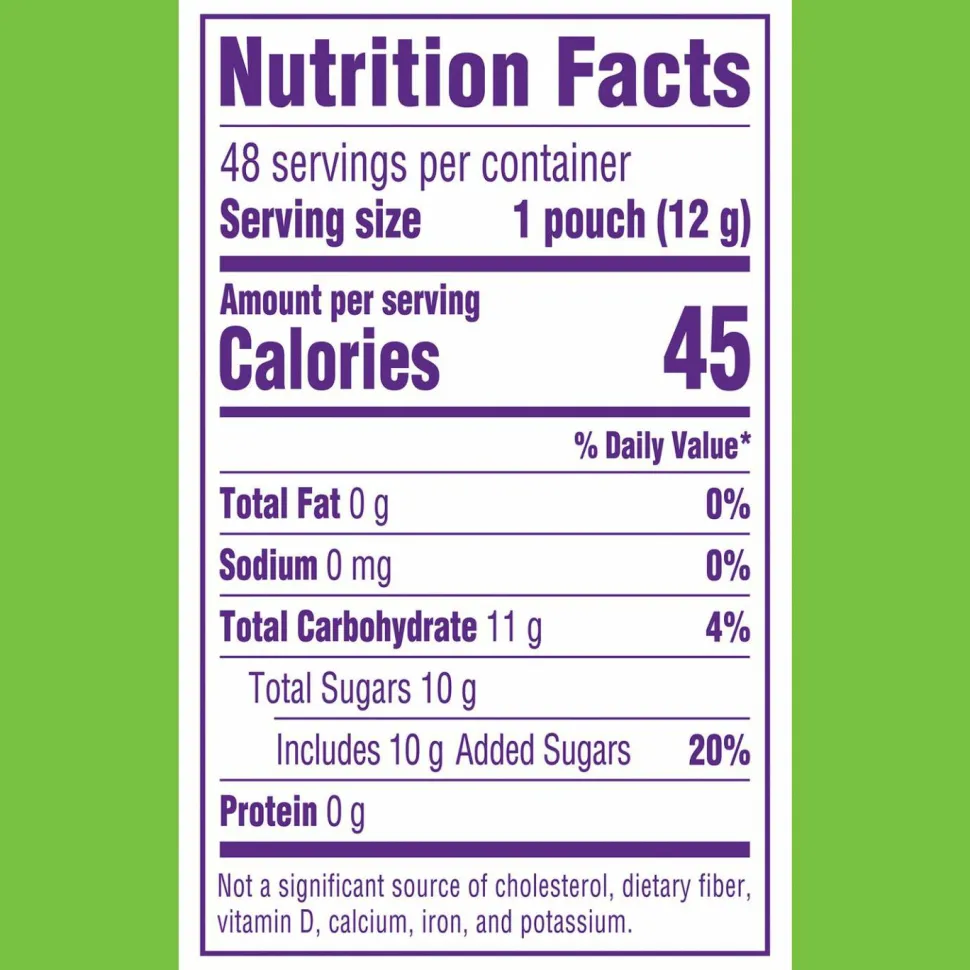 Lik-m-aid Fun Dip Candy, Assorted Flavors, 0.43 oz Pouch, 48/Box, 2 Boxes/Carton