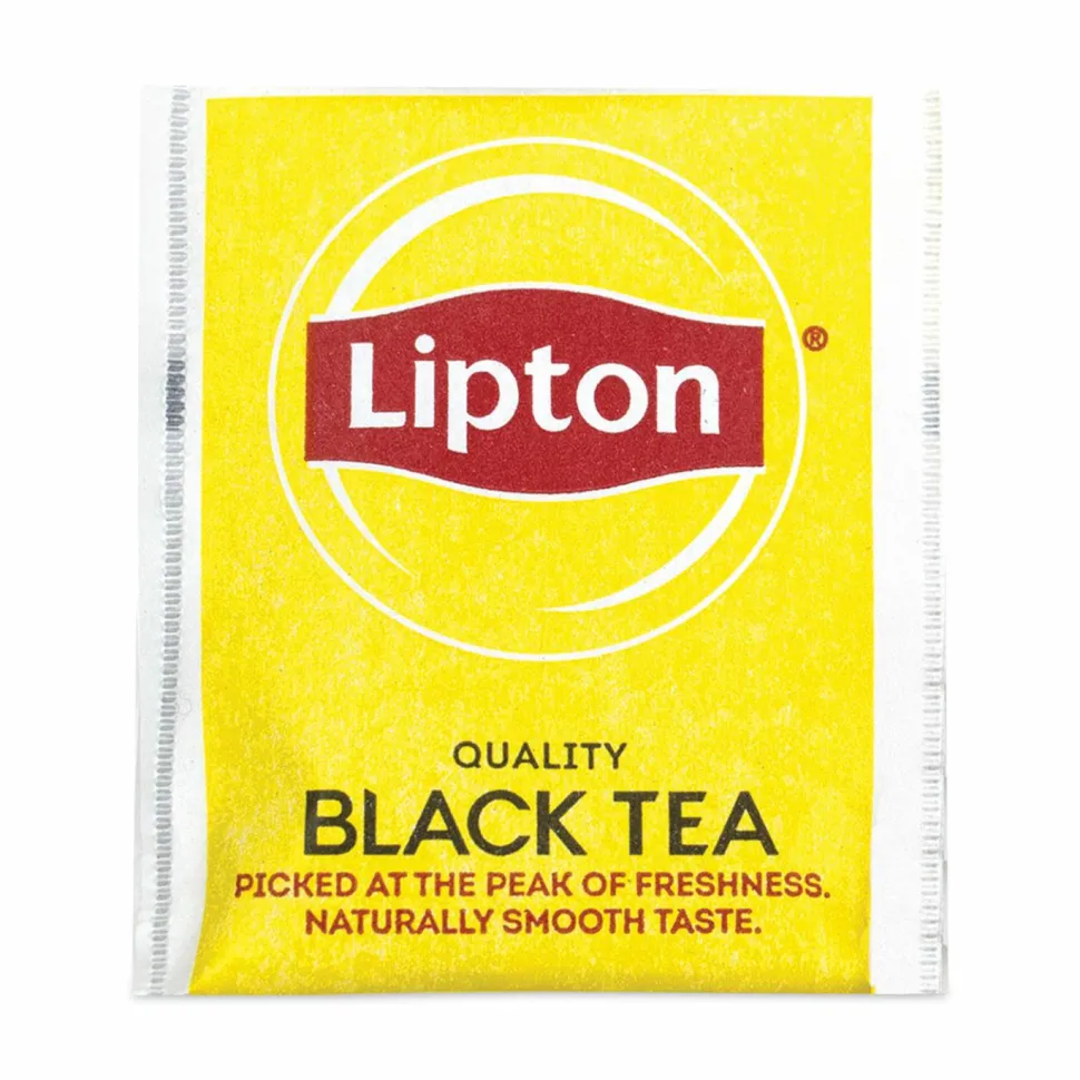 Lipton Tea Bags, Black, 0.07 oz Bags, 312 Bags/Carton