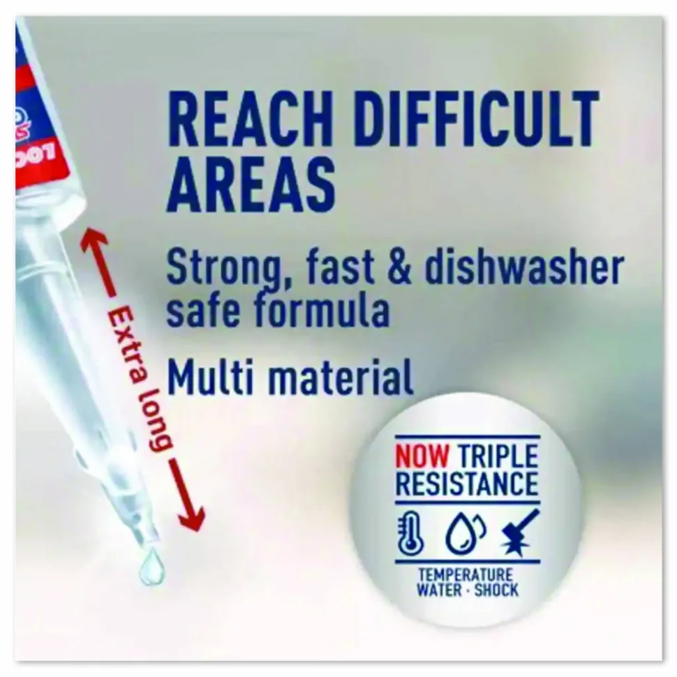 Loctite Longneck Bottle Super Glue, 0.18 oz, Dries Clear