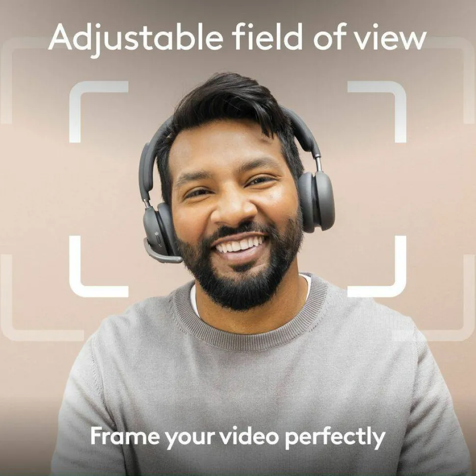 Logitech Brio 4K Webcam for Business, biometrics login with Windows Hello, Works with Microsoft Teams, Zoom, Google Meet, PC/Mac