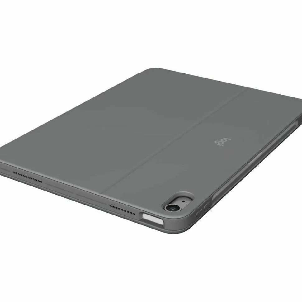 Logitech Combo Touch Keyboard/Cover Case for 11" Apple iPad Air (5th Generation), iPad Air 11 (2024), iPad Air 11 (2025), iPad Air 11 (2026) Tablet - English Keyboard - Oxford Gray