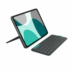 Logitech Flip Folio Keyboard Case for iPad Pro 11-inch (M4 & M5) & iPad Air 11-inch (M2 & M3)(5th Gen - 2024), Graphite
