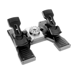 Logitech G Flight Rudder Pedals Professional Simulation Rudder Pedals with Toe Brake