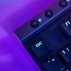 Logitech G515 LIGHTSPEED TKL Low Profile Wireless Gaming Keyboard, LIGHTSYNC RGB, Thin Tenkeyless Design, PBT Keycaps, Tactile (Brown) Mechanical Switches, Black
