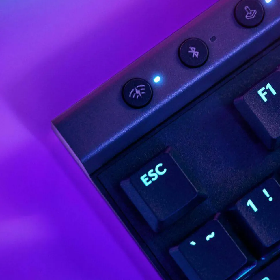 Logitech G515 LIGHTSPEED TKL Low Profile Wireless Gaming Keyboard, LIGHTSYNC RGB, Thin Tenkeyless Design, PBT Keycaps, Tactile (Brown) Mechanical Switches, Black