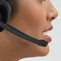 Logitech H151 Binaural Over The Head Headset, Black