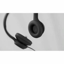 Logitech H390 On-Ear USB Headset with Noise-Cancelling Mic, Black