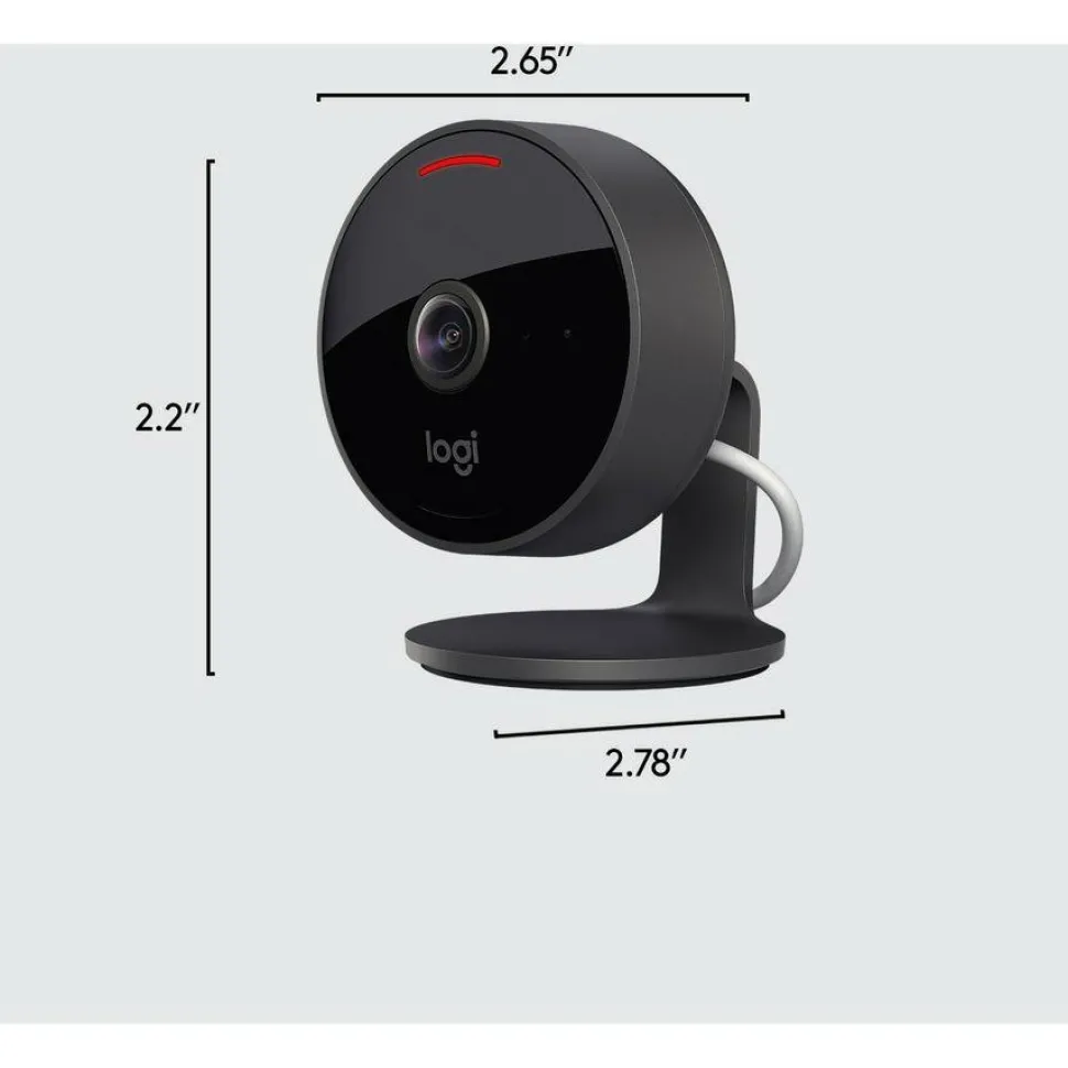 Logitech Indoor HD Network Camera - Graphite