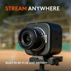Logitech Mevo Core Wireless Live Streaming Camera, 4K Video Camera With Interchangeable Lens, Multicam Ready, Intuitive App Control