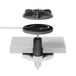 Logitech Mic Pod Pendant Mount - Ceiling pendant mount for Rally Mic Pod microphones