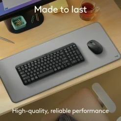 Logitech MK250 Bluetooth Wireless Mouse and Keyboard Combo: Fast & Easy Connectivity, Compact Wireless Keyboard, Ambidextrous Mouse (Rose)