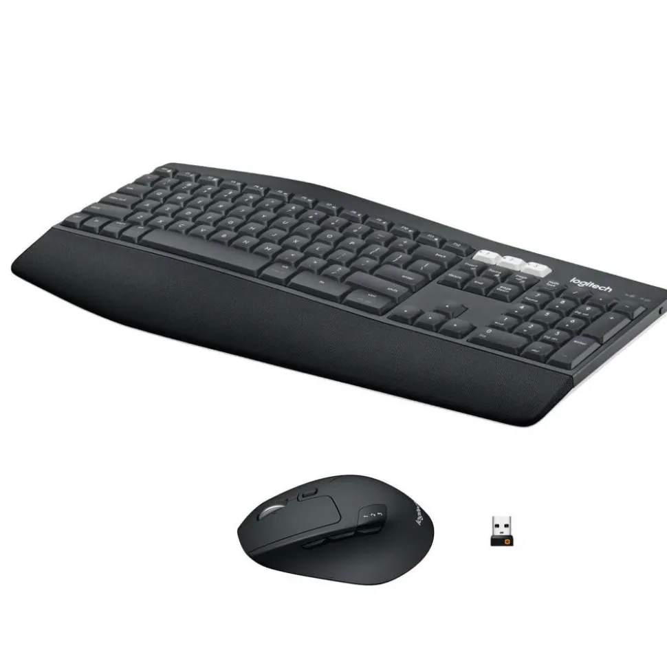 Logitech MK850 Wireless Keyboard & Mouse, Black