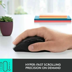 Logitech M705 Marathon Wireless Mouse, Black