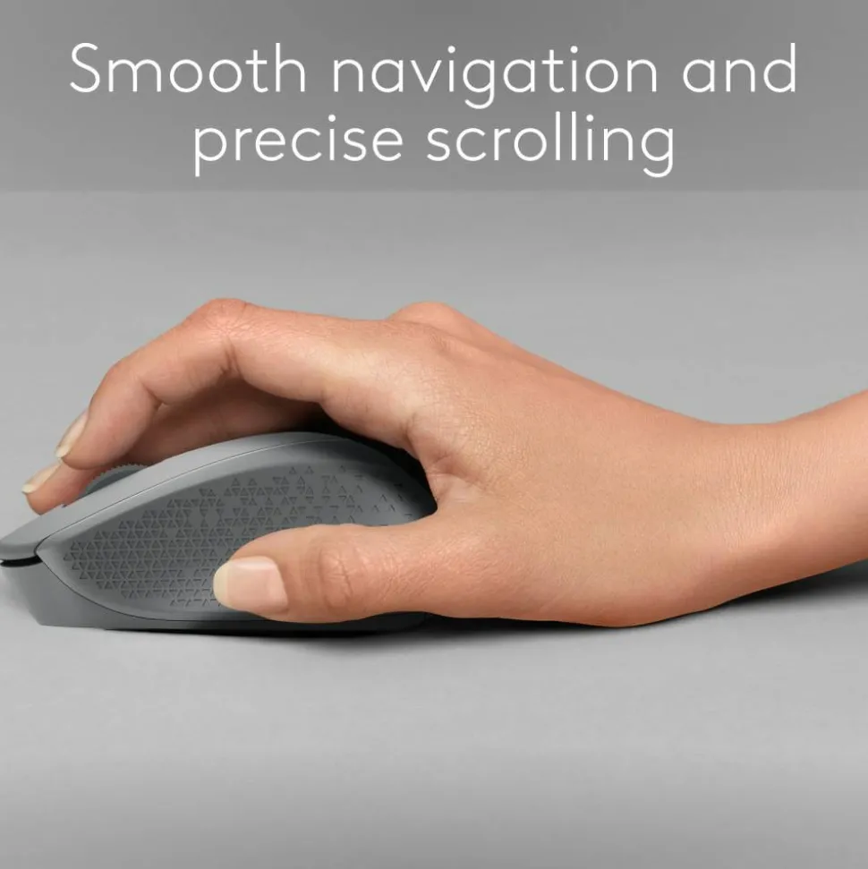 Logitech M330 Silent Plus Wireless Mouse, Silver