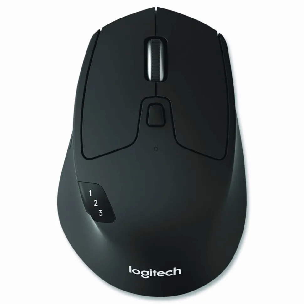 Logitech M720 Triathlon Wireless Mouse, 2.4 GHz Frequency, 33 ft Wireless Range, Right Hand Use, Black