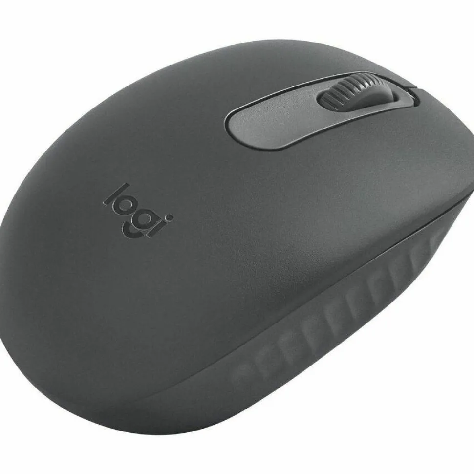 Logitech M196 Wireless Compact Mouse, Bluetooth, 12-Month Battery, Smooth Tracking, Graphite