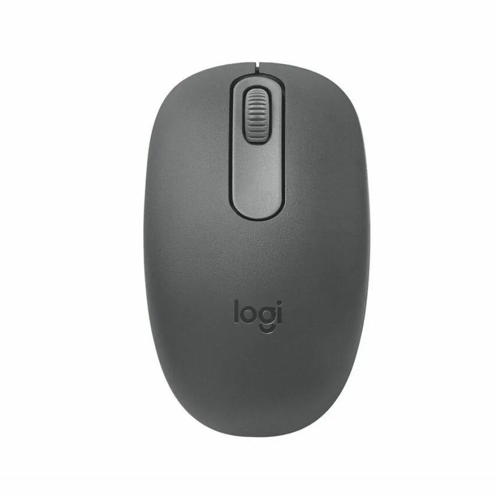 Logitech M196 Wireless Compact Mouse, Bluetooth, 12-Month Battery, Smooth Tracking, Graphite