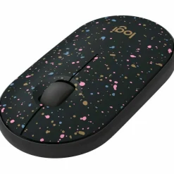 Logitech M340 Wireless Mouse with Limited Edition Prints, USB Receiver and Silent Clicks, Portable Wireless Mouse for Laptop, PC, Windows, Chrome, Surface, Speckles