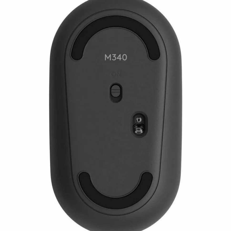 Logitech M340 Wireless Mouse with Limited Edition Prints, USB Receiver and Silent Clicks, Portable Wireless Mouse for Laptop, PC, Windows, Chrome, Surface, Speckles