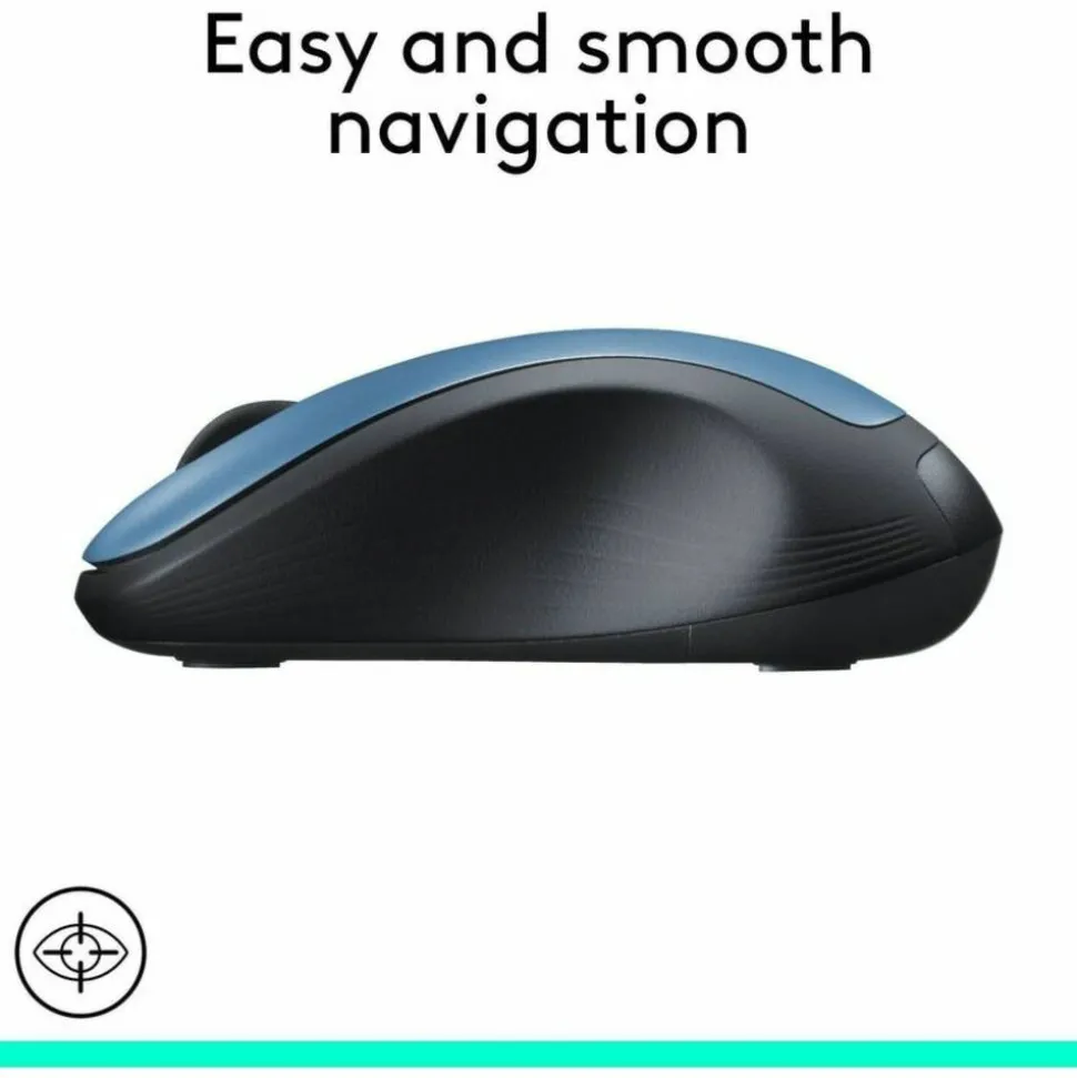 Logitech M310 Wireless Optical Mouse, Peacock Blue