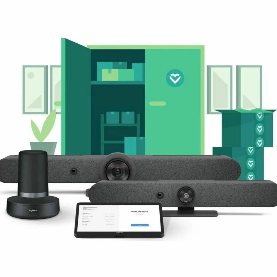 Logitech Rally Bar All-in-One Video Bar (Graphite, TAA Compliant)