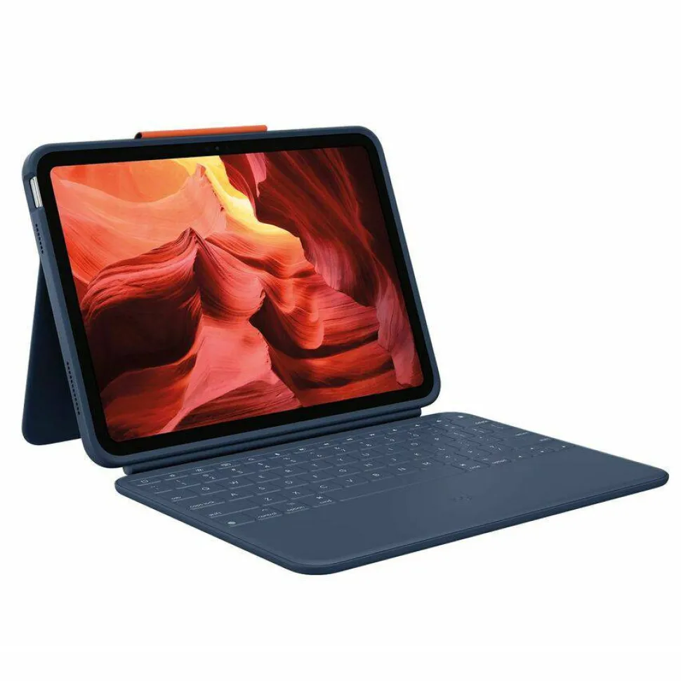 Logitech Rugged Combo 4 Rugged Keyboard/Cover Case Apple iPad (10th Generation & A16) Tablet