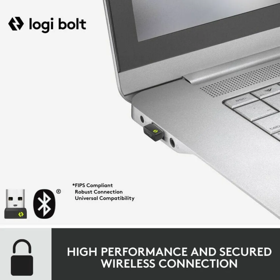 Logitech Signature MK650 Combo for Business, Wireless Mouse and Keyboard, Logi Bolt, Bluetooth, SmartWheel, Globally Certified, Graphite